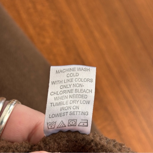 PacSun Brown "Infinity" Puff Print Hoodie Oversized Streetwear Sweatshirt - Picture 7 of 8